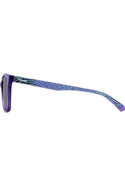 Polaroid Polarized Sunglasses for Girls Polaroid PLD 8062/S B3V/M9, Plastic, Purple, 48 mm