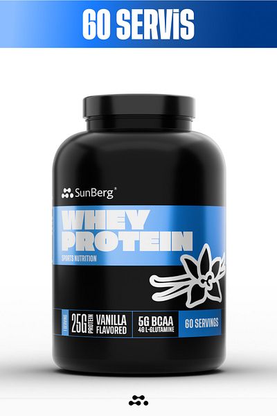 SunBerg Whey Protein L Vanilla 2100 g - 60 Servings