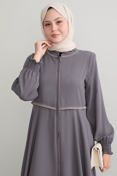 InStyle رمادي مطرز Mevlana Ferace