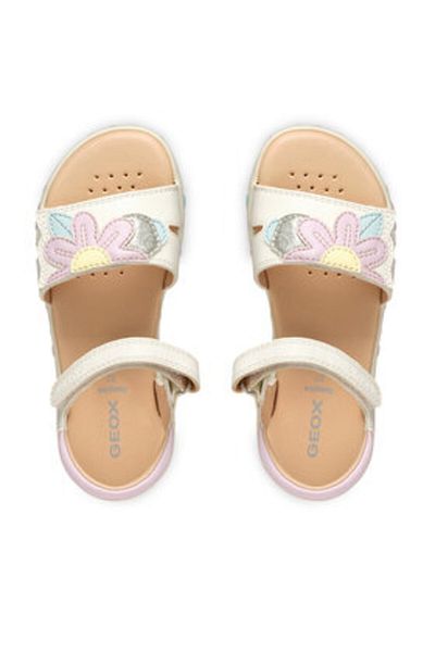 Geox geox girls' sandals J558ZB-000BC white