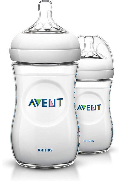 Philips Avent SCF693/27 260ml Clear Anti-Colic Bottle (Pack of 2)