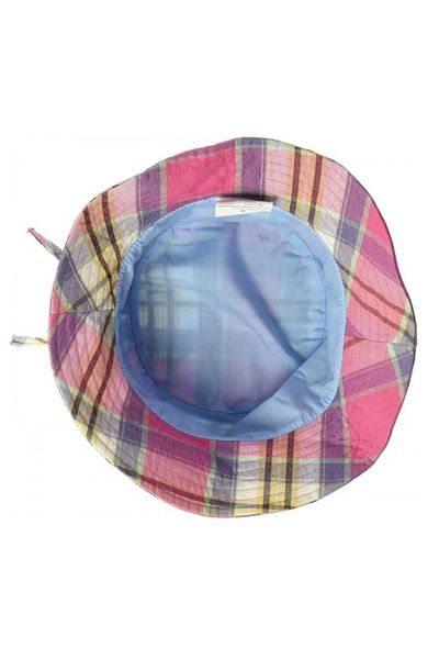 Banz Palarie Bebelusi Bucket, Protectie Soare Upf50 , Pink Check, 6-24 Luni