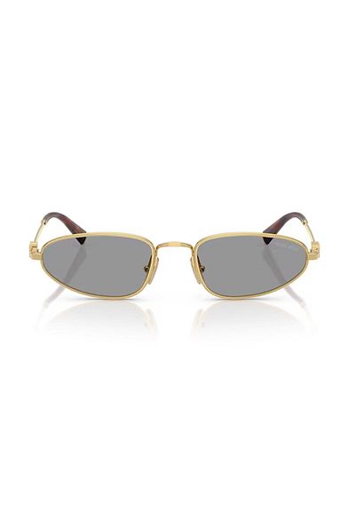 Miu Miu A52S 5Ak40O 52 Women's Geometric Gold Metal Sunglasses