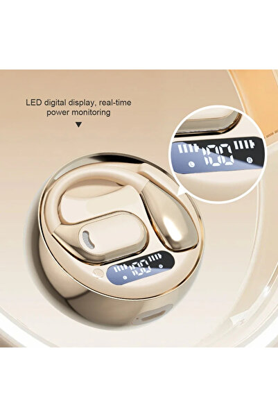 CeymSTecH Surround Sound Ses Teknolojisi M76 Kablosuz Çevirmen Bluetooht Sport Gold Renk Kulaklık