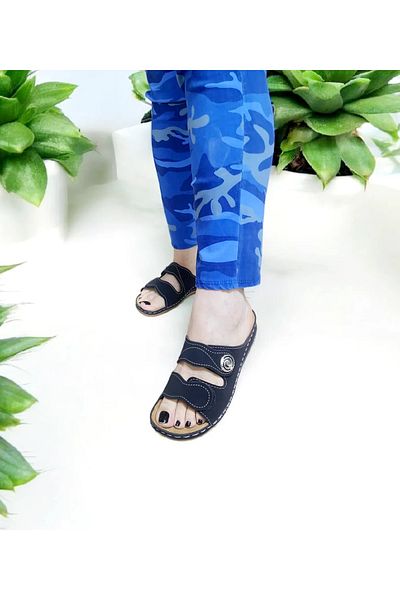 GEZER Daily Double Velcro Adjustable Home and Outdoor Slippers