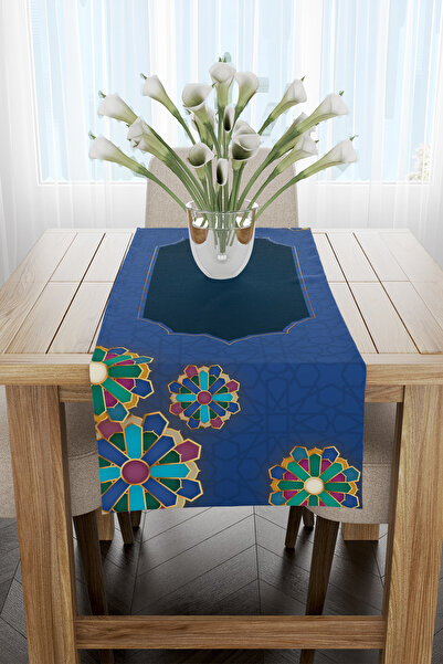 EsnafAli عداء رمضان الحديث باللون الأزرق الداكن مقاس 40X220