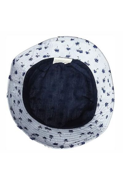 Banz Kids Bucket Hat, UPF50+ Sun Protection, Light Palm Tree, Various Sizes