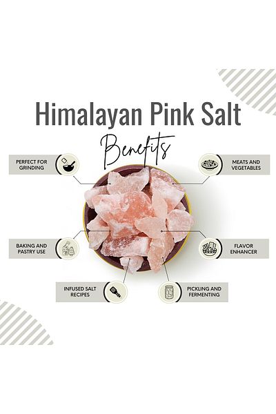 AWAFI MILL Himalayan Pink Salt Whole | Sendha Namak - Bottle of 100 gram / 3.5 Oz
