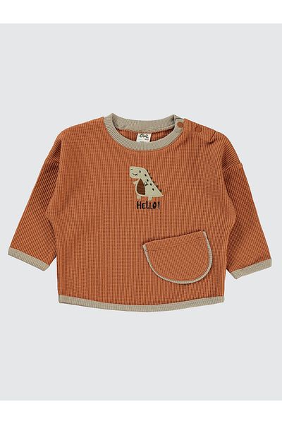 Civil Baby 6-18 Months Baby Boy Copper Sweatshirt