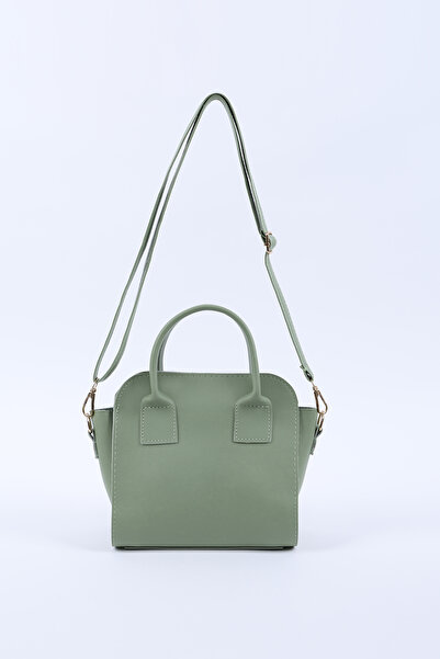 SHAKA Mint Green Shk219 Faux Leather, Zippered, Two Compartments, Adjustable Strap, Hand, Arm and Shoulder Bag