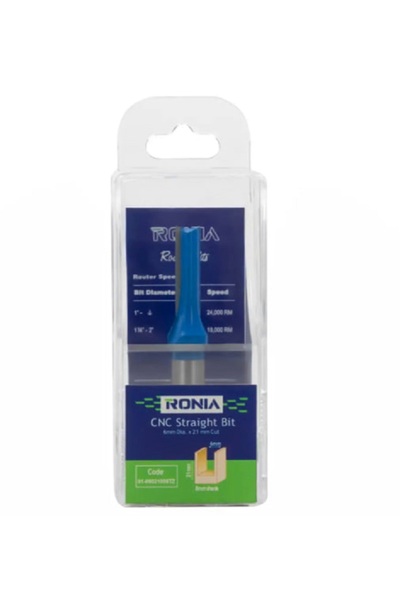 RONİA Ronia Ahşap Freze Bıçağı 01-06021008TZ Elmas Dişli Cnc Kanal Açma Freze...