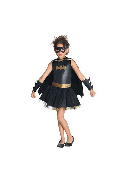 DC Batman Girl Deluxe Costume, Batgirl, DC for girls 100-110 cm 3-4 years
