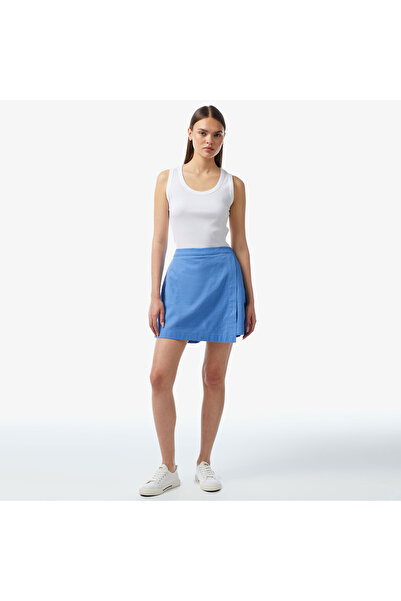 Nautica Kadın Mavi Standart Fit Şort Etek