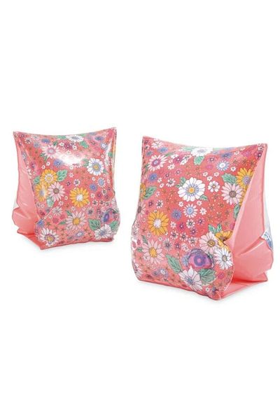 Intex Pink Swimming Fins With Floral Pattern, 3 - 6 Years, 19 - 30kg,