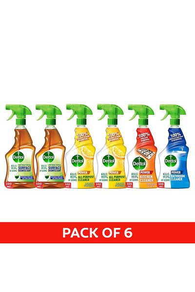 Dettol Disinfectant Spray 500mlx2 Kitchen 500ml Bathroom 500ml All Purpose Spray 500mlx2