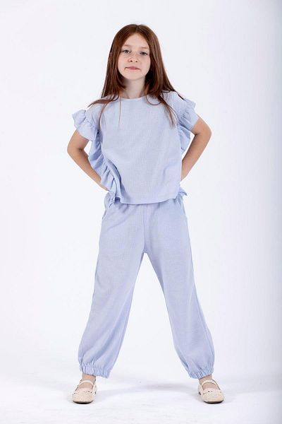 zepkids Μπλουζάκι για κορίτσια με στάμπα Baby Blue Color