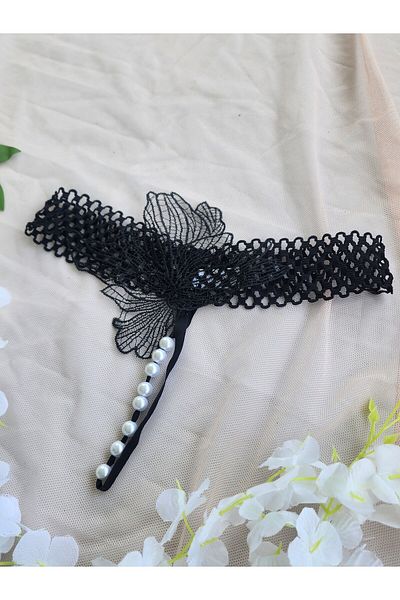 G&H UNDERWEAR String Thong Panties with Pearls