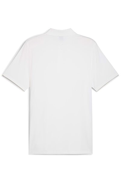 Puma 630185-04 Мъжка тениска с поло яка Ferrari Race Cloudspun, БЯЛА