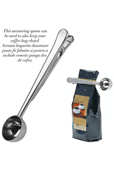 Quasar & Co. Milk frother and measuring spoon set, Quasar&Co., barista mug, stainless steel, 600ml, silver