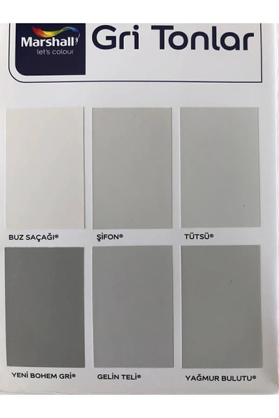 Marshall Fit Silikonlu Ipek Mat Silinebilir Iç Cephe Duvar Boyası Buz Saçağı 20kk