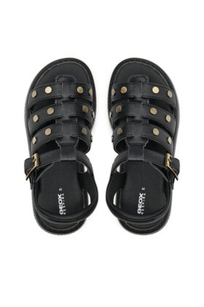 Geox girls' sandals J45DBG-000BC black
