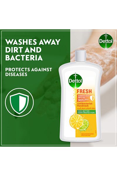 Dettol Handwash Refill Citrus Orange 1l Fresh Shower Gel Citrus Orange Blossom 500ml
