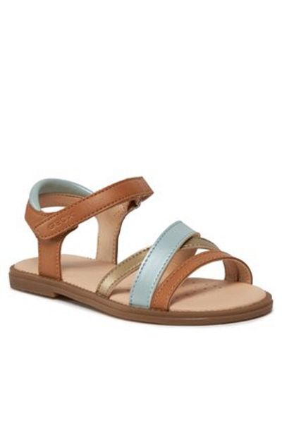 Geox girls' sandals J5235D-054AJ natural