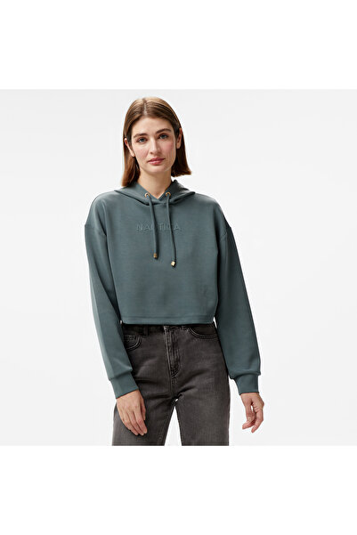 Nautica Kadın Yeşil Regular Fit Sweatshirt