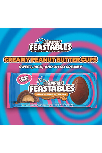 Feastables Mr Beast Feastables Kremalı Fıstık Ezmeli Yumurta 35 gr