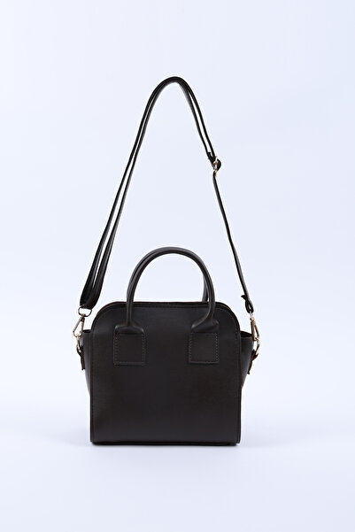 SHAKA Brown Color Shk219 Faux Leather, Zippered, Two Compartments, Adjustable Strap, Hand, Arm and Shoulder Bag