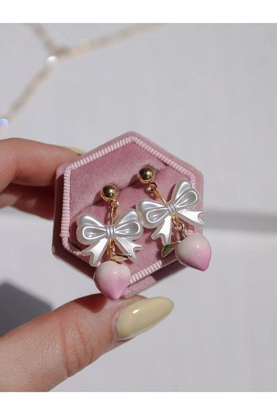Reorah Collection Peach Blush Earrings