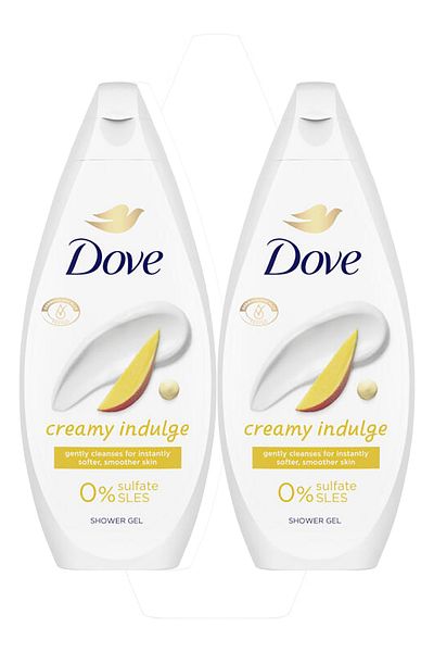 Dove Shower Gel Creamy Indulge, 450ml x 2
