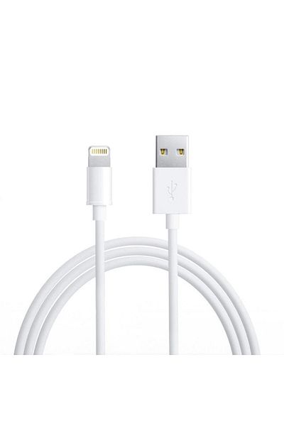 SmartGSM Apple Iphone Compatible Cable, Usb - Lightning, White, 1 M
