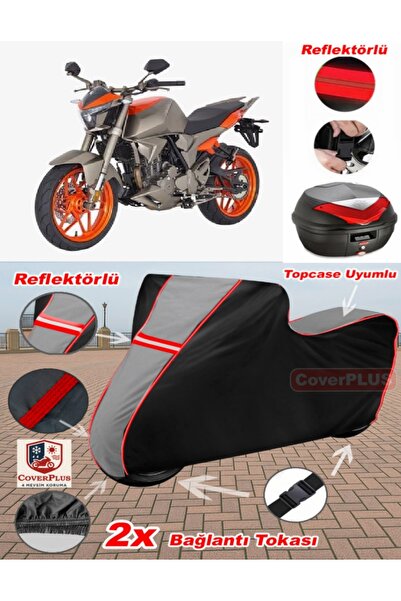 CoverPlus Zontes Phantom S250 القماش المشمع Topcase متوافق مع القماش المشمع ل...