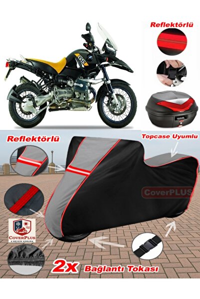 CoverPlus Bmw R 1150 GS القماش المشمع Topcase متوافق مع القماش المشمع للدراجا...