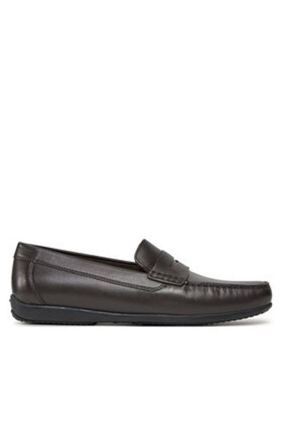 Geox men's moccasins U450WC-00043 brown