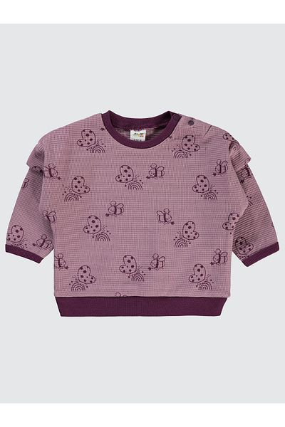 Civil Baby Civil Aby Baby Girl Sweatshirt 6-18 Months Lilac Lilac