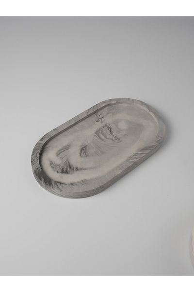Kaju Creative Decorative Concrete Plate - Jewelry Plate - Keychain - 9,5X17 / 11,5X20