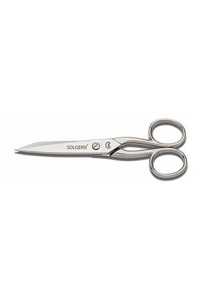 RubyBoutiques M-218 Pointed Tip Thread Cleaning Scissors No: 55 Inch / 1397 cm - Nickel Plated - Blc3928-3202