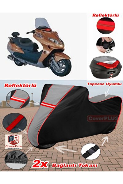 CoverPlus Asya AS 150 T 19 A قماش القنب Topcase متوافق مع القماش المشمع للدرا...