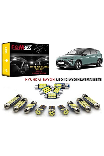 FEMEX Hyundai Bayon İç Aydınlatma Ampul Seti FEMEX Parlak Beyaz