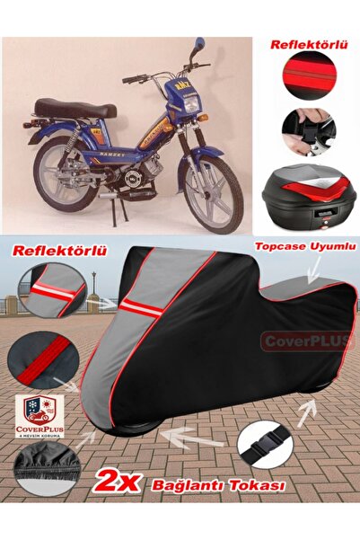 CoverPlus Ramzey Prestige Tarpaulin Topcase متوافق مع القماش المشمع للدراجات ...