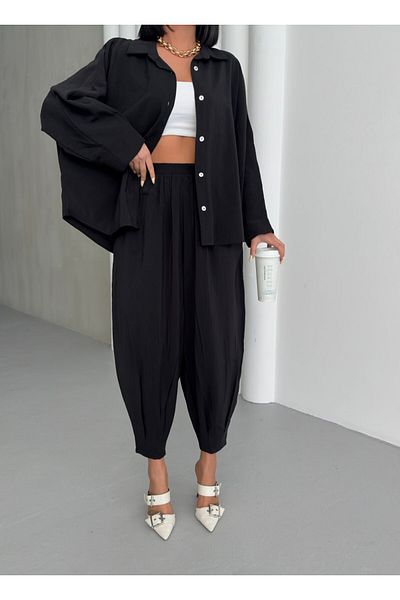 BYKUZEYARAS New Season Modal Fabric Women's Suit - Double Summer Comfortable Combination