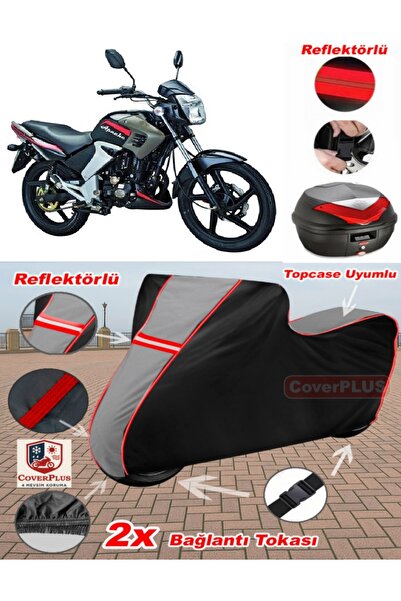 CoverPlus Lifan LF200-16C القماش المشمع Topcase متوافق مع القماش المشمع للدرا...