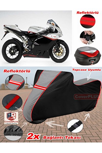 CoverPlus Mv Agusta F4 1078 Tarpaulin Topcase Compatible Motorcycle Tarpaulin...