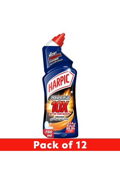 Harpic Original Power Plus Toilet Cleaner, 750ml X 12