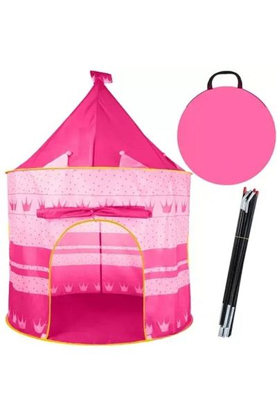 SMARTECH Cort de joacă prințesă, castel pop-up pentru copii, roz