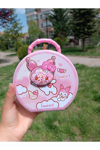 EMKSHOP Locked Metal Sturdy Money Box with Cute Sweet Model (Comes in Transparent Box)