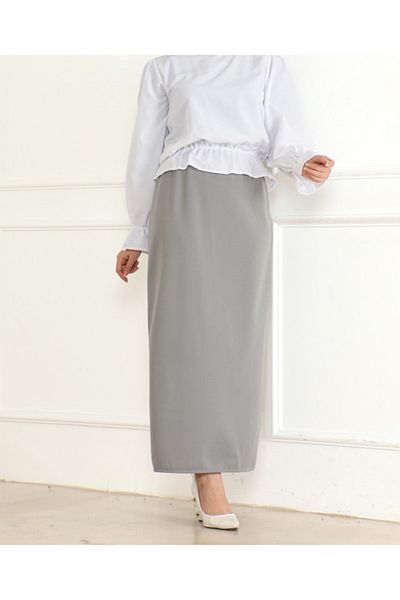 FAFU Women's Black Long Pencil Skirt