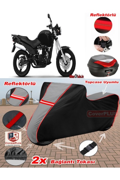 CoverPlus Regal Raptor Dd Spt 350 Tarpaulin Topcase Compatible Motorcycle Tar...